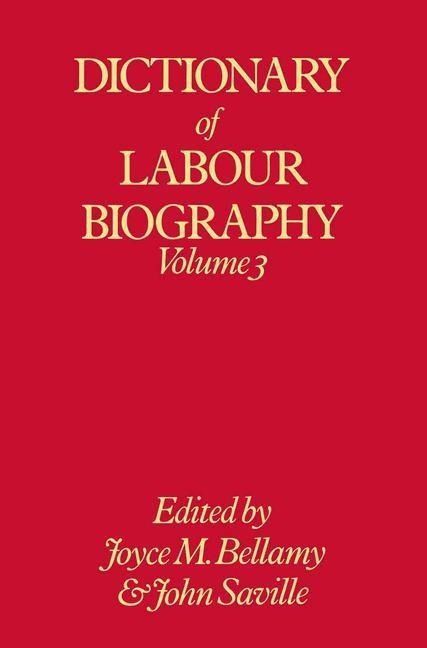 Produktbild: Dictionary of Labour Biography