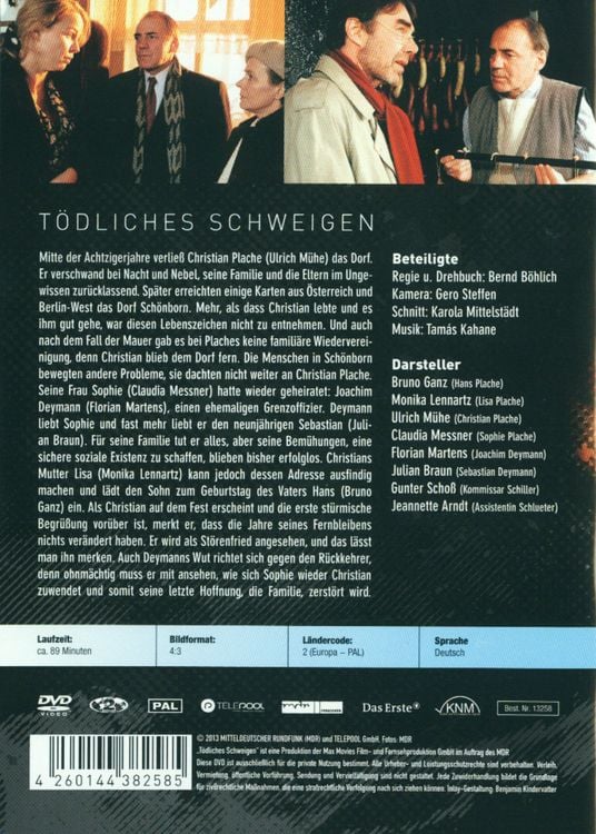 Produktbild: T&ouml;dliches Schweigen