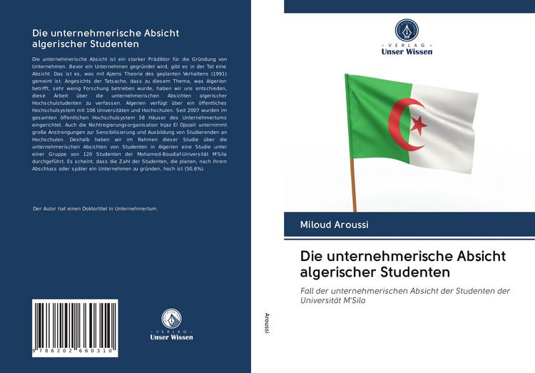 Produktbild: Die unternehmerische Absicht algerischer Studenten