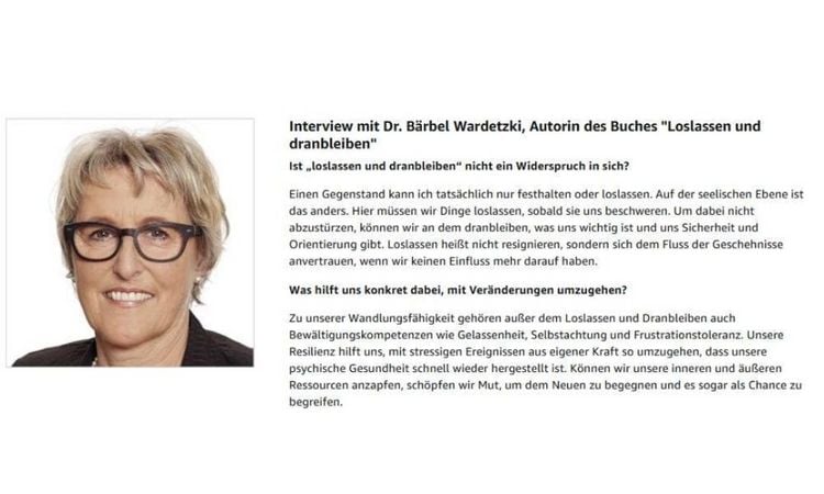 Produktbild: Loslassen und dranbleiben