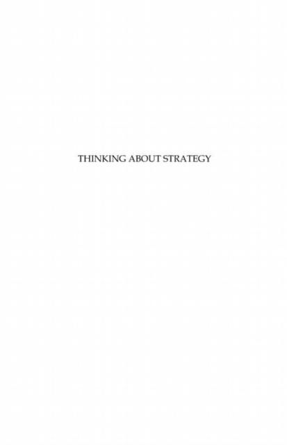 Produktbild: Thinking about strategy - a tribute to s