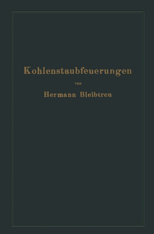 Produktbild: Kohlenstaubfeuerungen