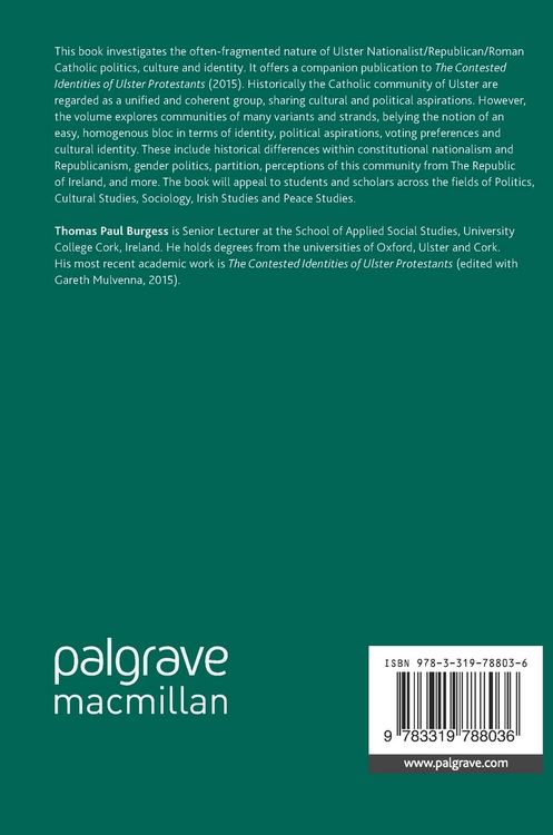 Produktbild: The Contested Identities of Ulster Catholics