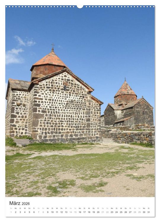 Produktbild: Armenien KULT.P - Kultur - Kl&ouml;ster - Landschaften - Seidenstra&szlig;e (hochwertiger Premium Wandkalender 2026 DIN A2 hoch), Kunstdruck in Hochglanz