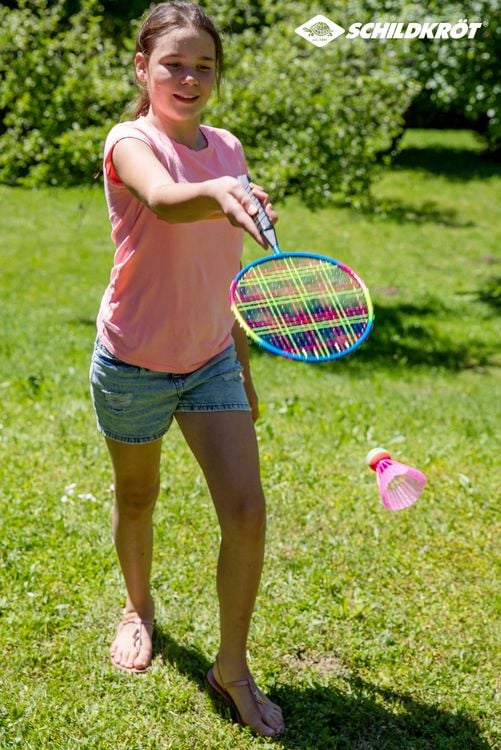 Produktbild: Schildkr&ouml;t 970907 - Badminton/Federball Set Junior, 2er Set