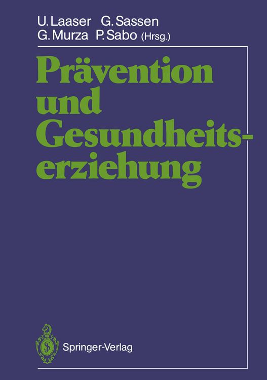 Produktbild: Pr&auml;vention und Gesundheitserziehung