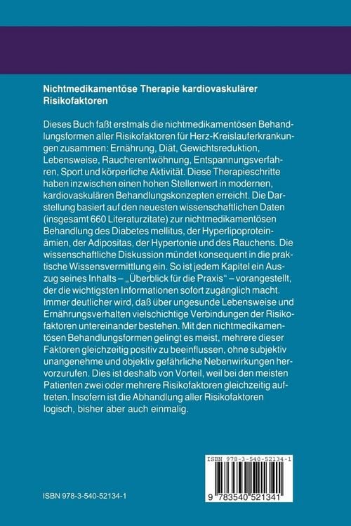 Produktbild: Nichtmedikament&ouml;se Therapie kardiovaskul&auml;rer Risikofaktoren