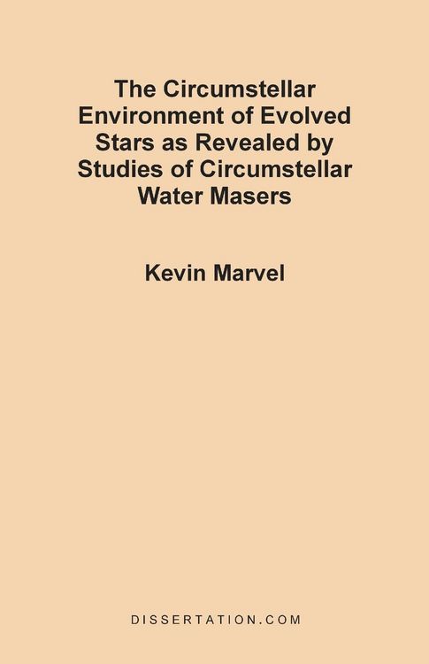 Produktbild: The Circumstellar Environment of Evolved Stars as Revealed by Studies of Circumstellar Water Masers