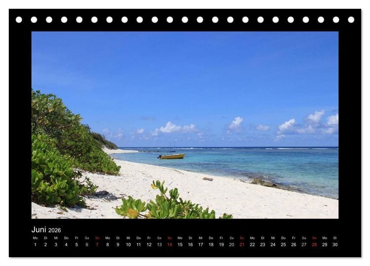 Produktbild: Mauritius - traumhaft und unvergesslich (Tischkalender 2026 DIN A5 quer), CALVENDO Monatskalender