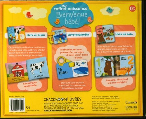 Produktbild: Mon coffret naissance : Bienvenue b&eacute;b&eacute; ! : 3 livres d'&eacute;veil pour b&eacute;b&eacute;