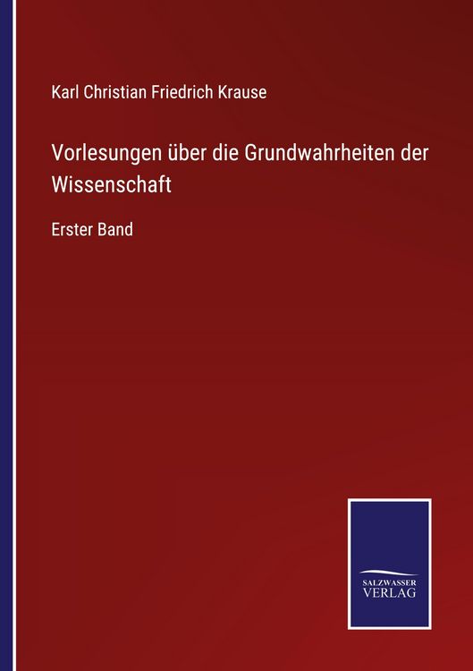 Produktbild: Vorlesungen &uuml;ber die Grundwahrheiten der Wissenschaft
