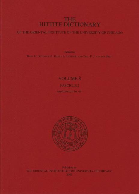 Produktbild: Hittite Dictionary of the Oriental Institute of the University of Chicago. Volume S fascicle 2