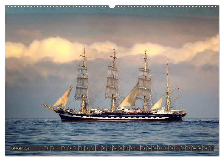 Produktbild: Segelimpressionen (hochwertiger Premium Wandkalender 2026 DIN A2 quer), Kunstdruck in Hochglanz