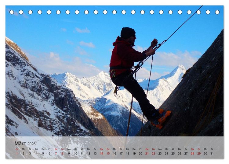 Produktbild: Gipfelabenteuer - wenn der Berg ruft (Tischkalender 2026 DIN A5 quer), CALVENDO Monatskalender