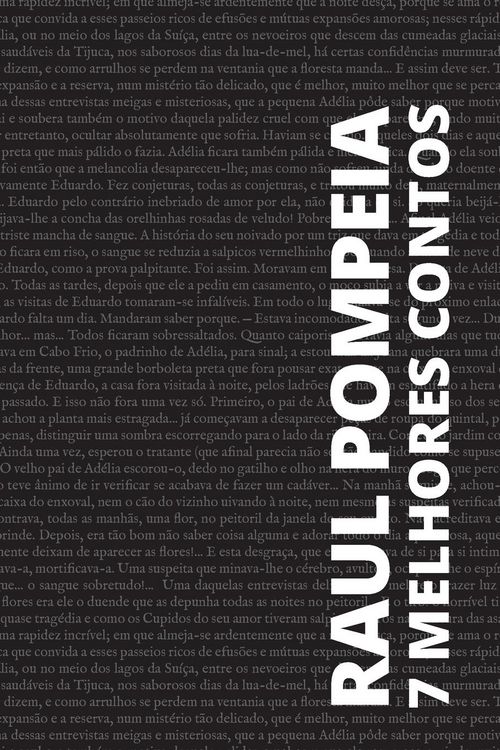 Produktbild: 7 melhores contos de Raul Pomp&eacute;ia