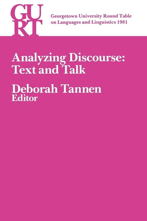 Produktbild: Georgetown University Round Table on Languages and Linguistics (GURT) 1981