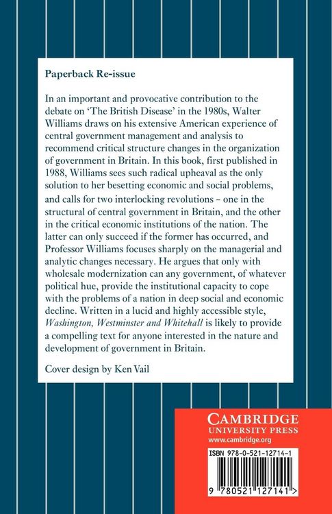 Produktbild: Washington, Westminster and Whitehall