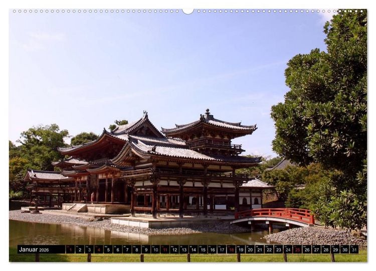 Produktbild: Tempel, Schreine und Burgen Japans (Wandkalender 2026 DIN A2 quer), CALVENDO Monatskalender