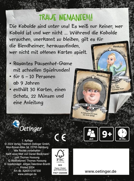 Produktbild: KoboldKroniken. Nacht der Kobolde