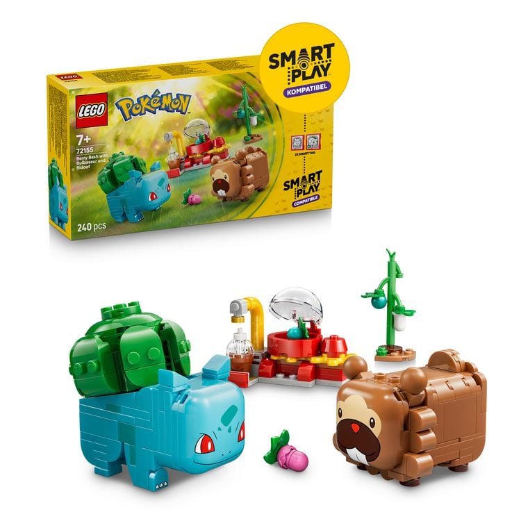 Produktbild: LEGO Pok&eacute;mon SMART Play: Beerenfete mit Bisasam und Bidiza kompatibles Set 72155