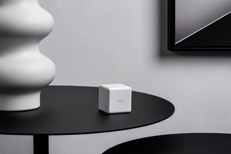 Produktbild: Aqara Funk-Zentrale CTP-R01 Wei&szlig; Apple HomeKit, IFTTT