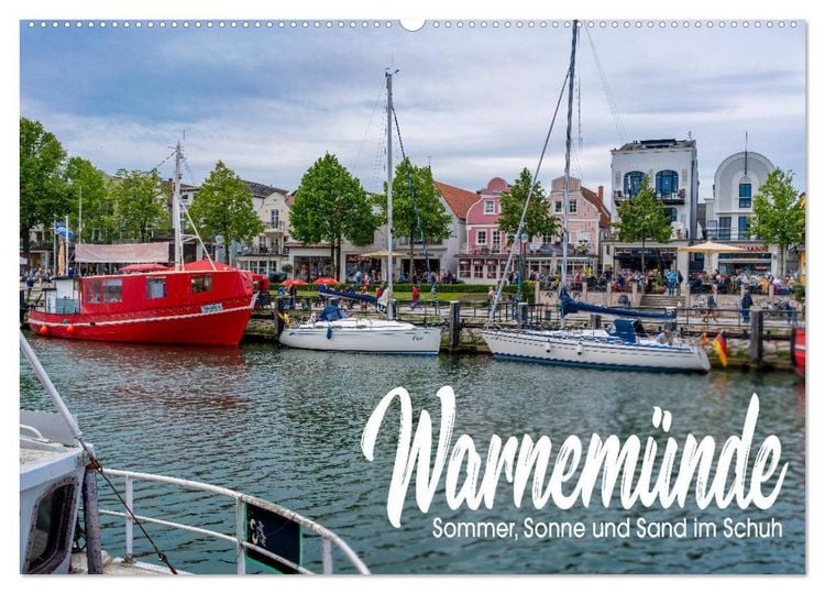 Produktbild: Warnem&uuml;nde - Sommer, Sonne und Sand im Schuh (Wandkalender 2026 DIN A2 quer), CALVENDO Monatskalender