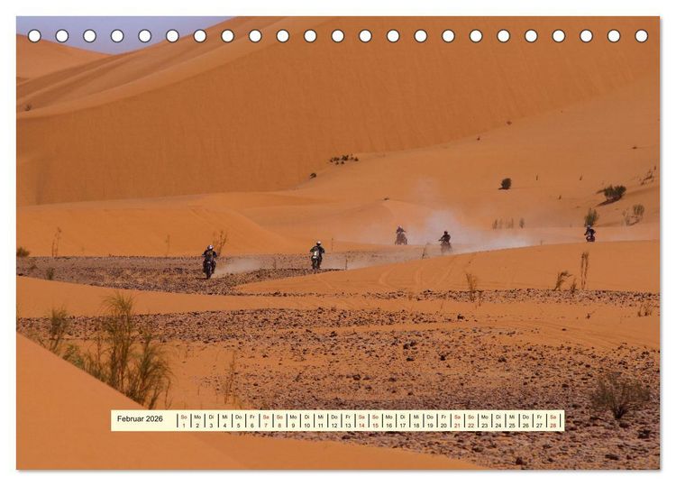 Produktbild: Faszination W&uuml;stenrallye (Tischkalender 2026 DIN A5 quer), CALVENDO Monatskalender