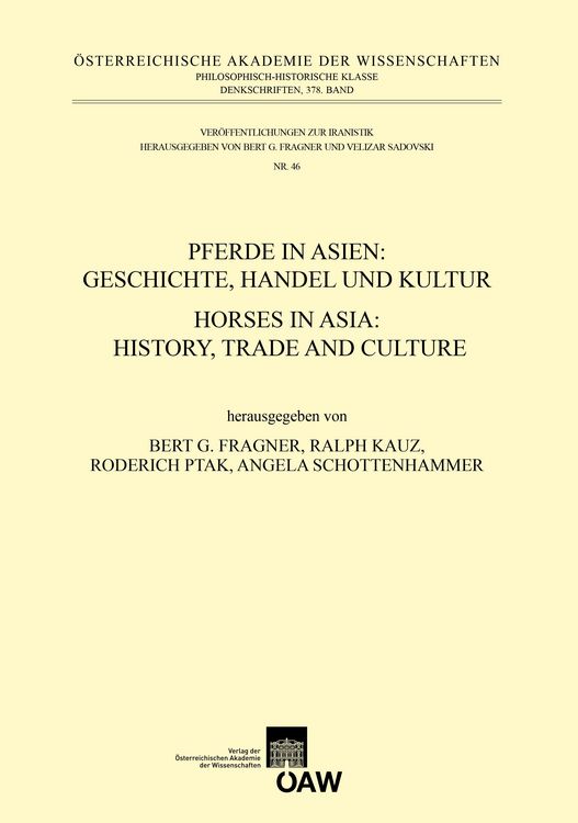 Produktbild: Pferde in Asien: Geschichte, Handel und Kultur