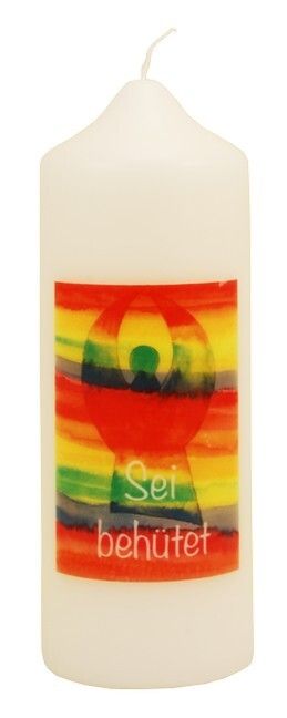 Produktbild: Kerze Sei beh&uuml;tet