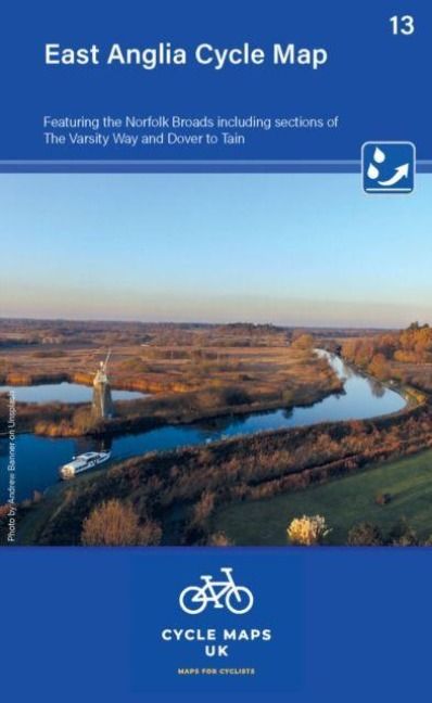 Produktbild: Cycle Maps UK: East Anglia Cycle Map featuring The Norfolk B