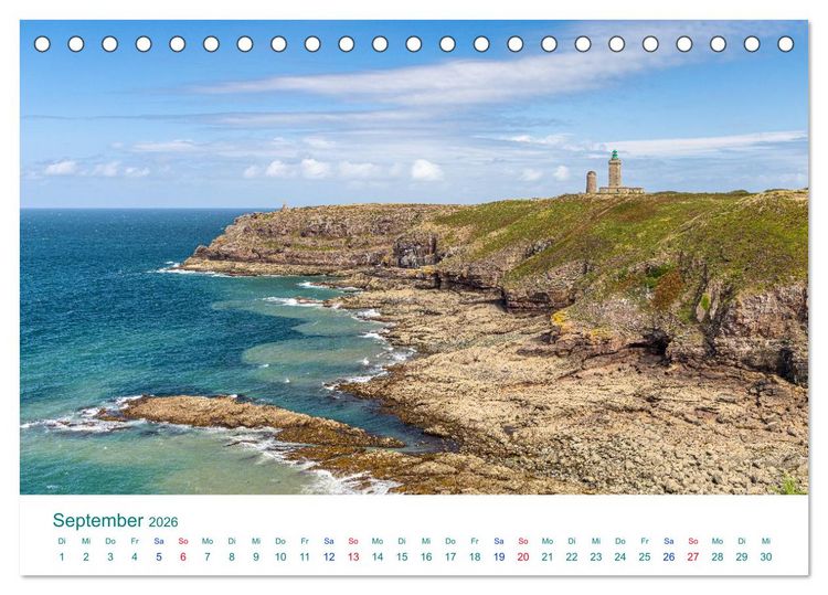 Produktbild: Smaragdk&uuml;ste C&ocirc;te d'&Eacute;meraude. Der malerische Norden der Bretagne (Tischkalender 2026 DIN A5 quer), CALVENDO Monatskalender