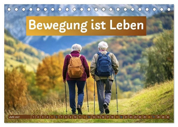 Produktbild: Longevity - Die Zukunft der Vitalit&auml;t (Tischkalender 2027 DIN A5 quer), CALVENDO Monatskalender