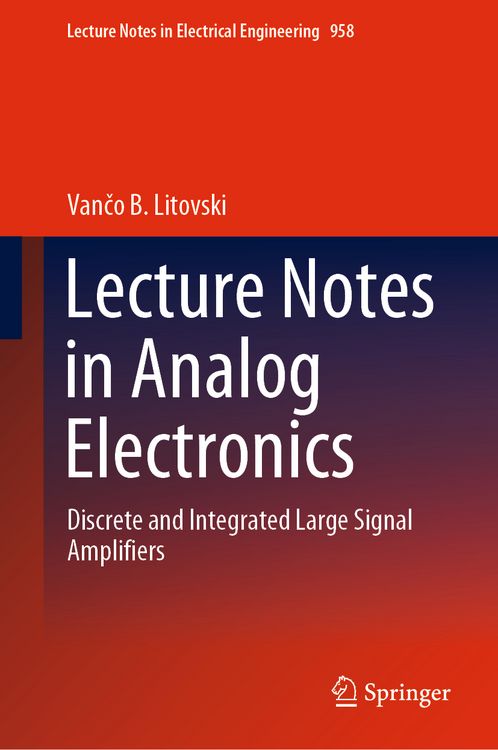 Produktbild: Lecture Notes in Analog Electronics