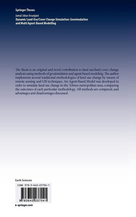 Produktbild: Dynamic land use/cover change modelling