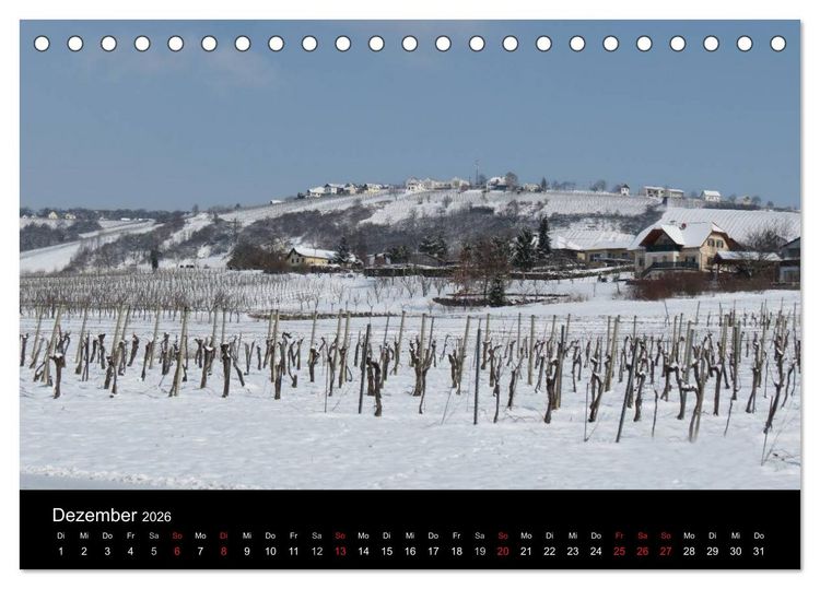 Produktbild: Weinidylle im S&uuml;dburgenland (Tischkalender 2026 DIN A5 quer), CALVENDO Monatskalender