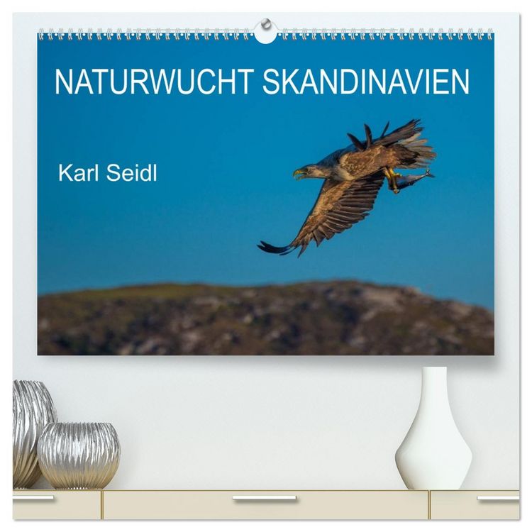 Produktbild: Naturwucht Skandinavien (hochwertiger Premium Wandkalender 2026 DIN A2 quer), Kunstdruck in Hochglanz