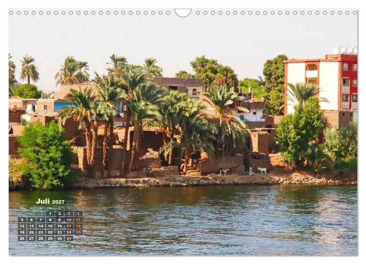 Produktbild: &Auml;gypten - Landschaften entlang des Nils (Wandkalender 2027 DIN A3 quer), CALVENDO Monatskalender