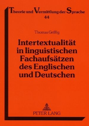 Produktbild: Intertextualitaet in linguistischen Fachaufsaetzen des Englischen und Deutschen