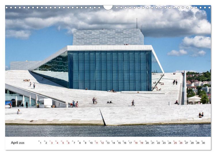 Produktbild: Opera Oslo (Wandkalender 2026 DIN A3 quer), CALVENDO Monatskalender