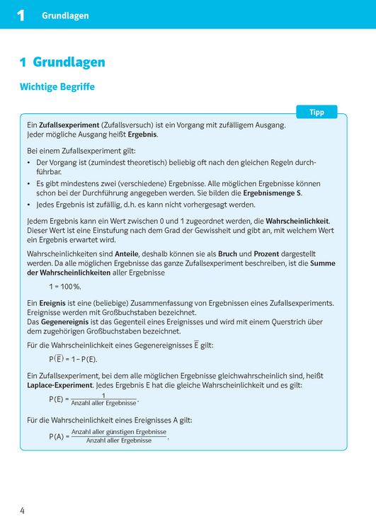 Produktbild: Klett Sicher im Abi 10-Minuten-Training Mathematik Stochastik