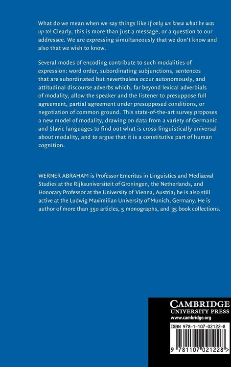 Produktbild: Modality in Syntax, Semantics and Pragmatics