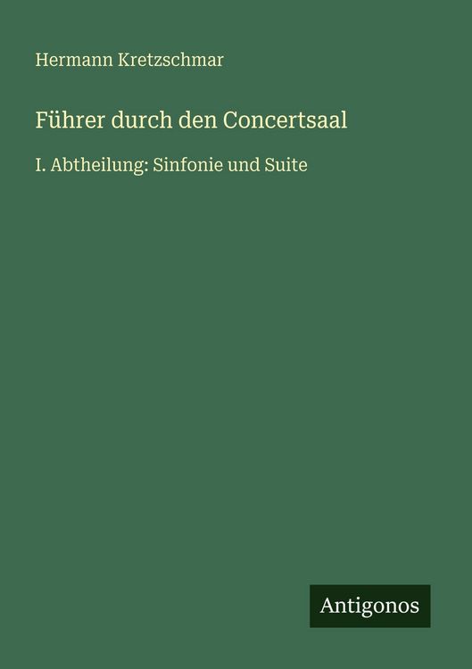 Produktbild: F&uuml;hrer durch den Concertsaal