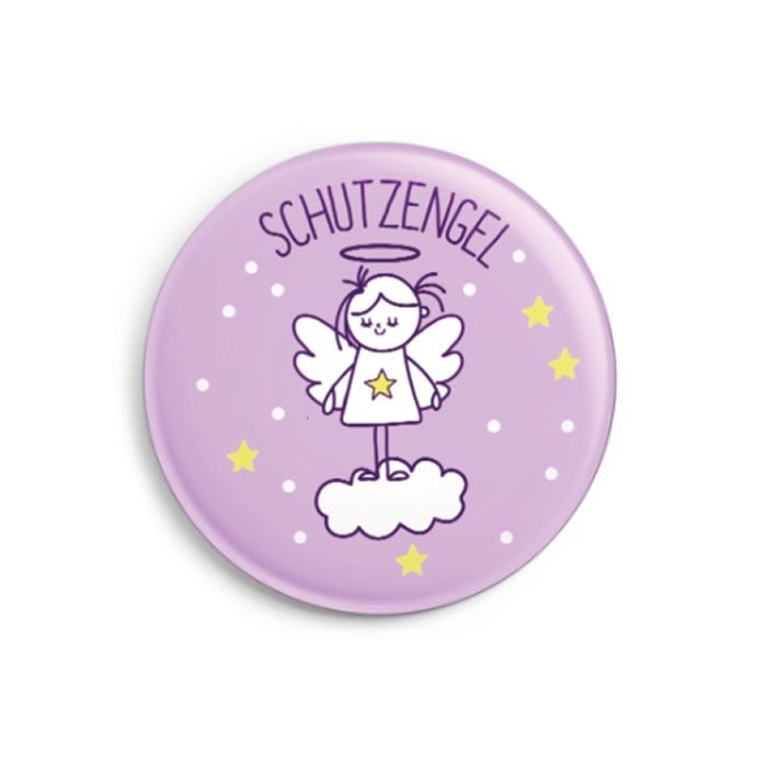 Produktbild: Button: Schutzengel f&uuml;r M&auml;dchen