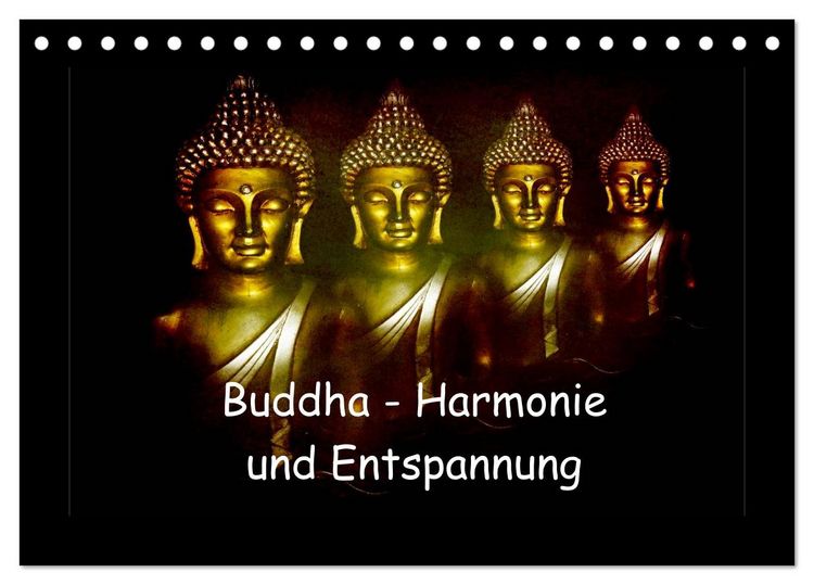 Produktbild: Buddha - Harmonie und Entspannung (Tischkalender 2026 DIN A5 quer), CALVENDO Monatskalender