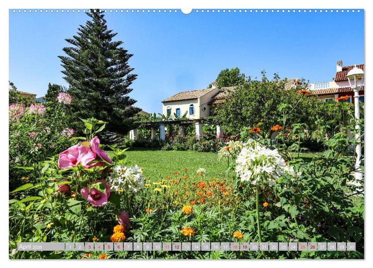 Produktbild: Erholung auf Korfu im St. Georg's Bay Country Club (Wandkalender 2026 DIN A2 quer), CALVENDO Monatskalender