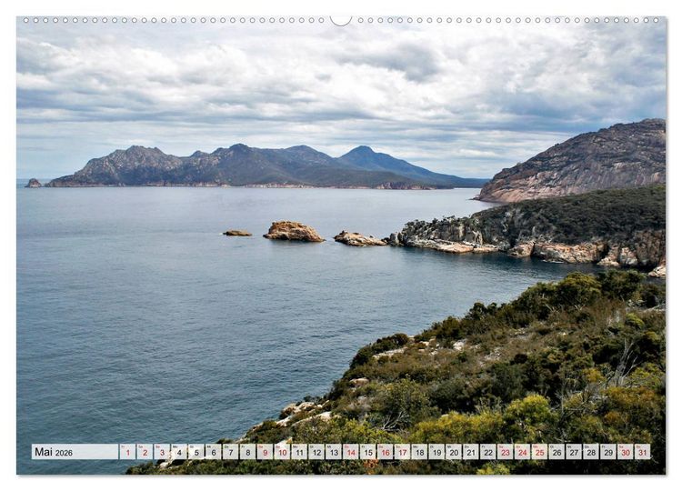Produktbild: Inselsch&ouml;nheit Tasmanien (Wandkalender 2026 DIN A2 quer), CALVENDO Monatskalender