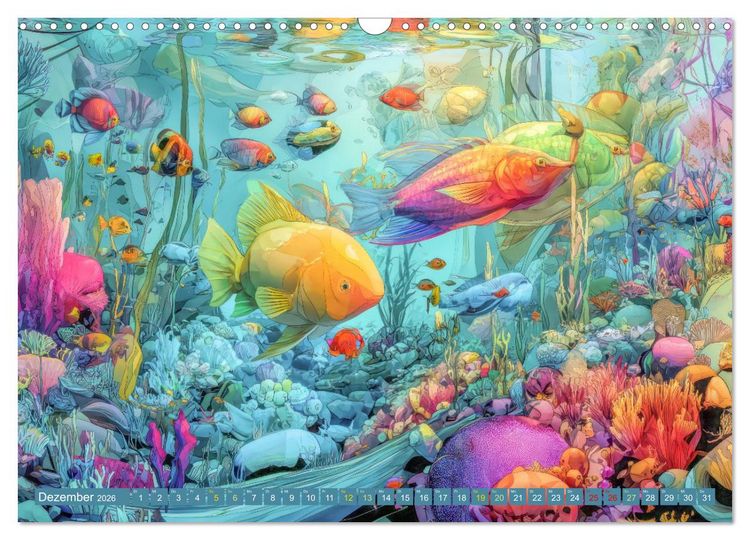 Produktbild: Am Wasser - Bei Sturm und Sonnenschein (Wandkalender 2026 DIN A3 quer), CALVENDO Monatskalender
