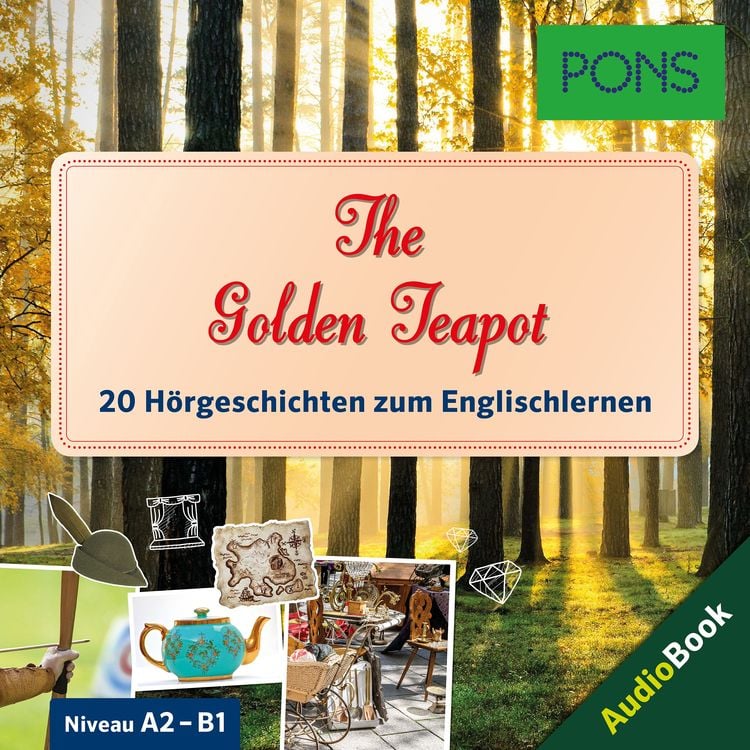 Produktbild: PONS Hörbuch Englisch: The Golden Teapot