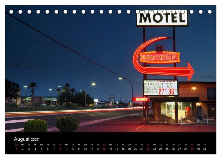 Produktbild: Route 66 im S&uuml;dwesten (Tischkalender 2027 DIN A5 quer), CALVENDO Monatskalender