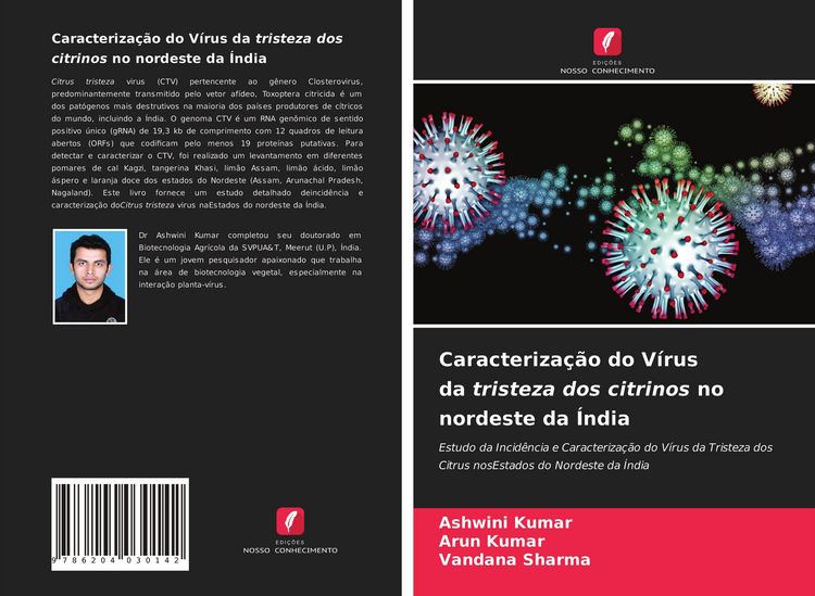 Produktbild: Caracteriza&ccedil;&atilde;o do V&iacute;rus da tristeza dos citrinos no nordeste da &Iacute;ndia